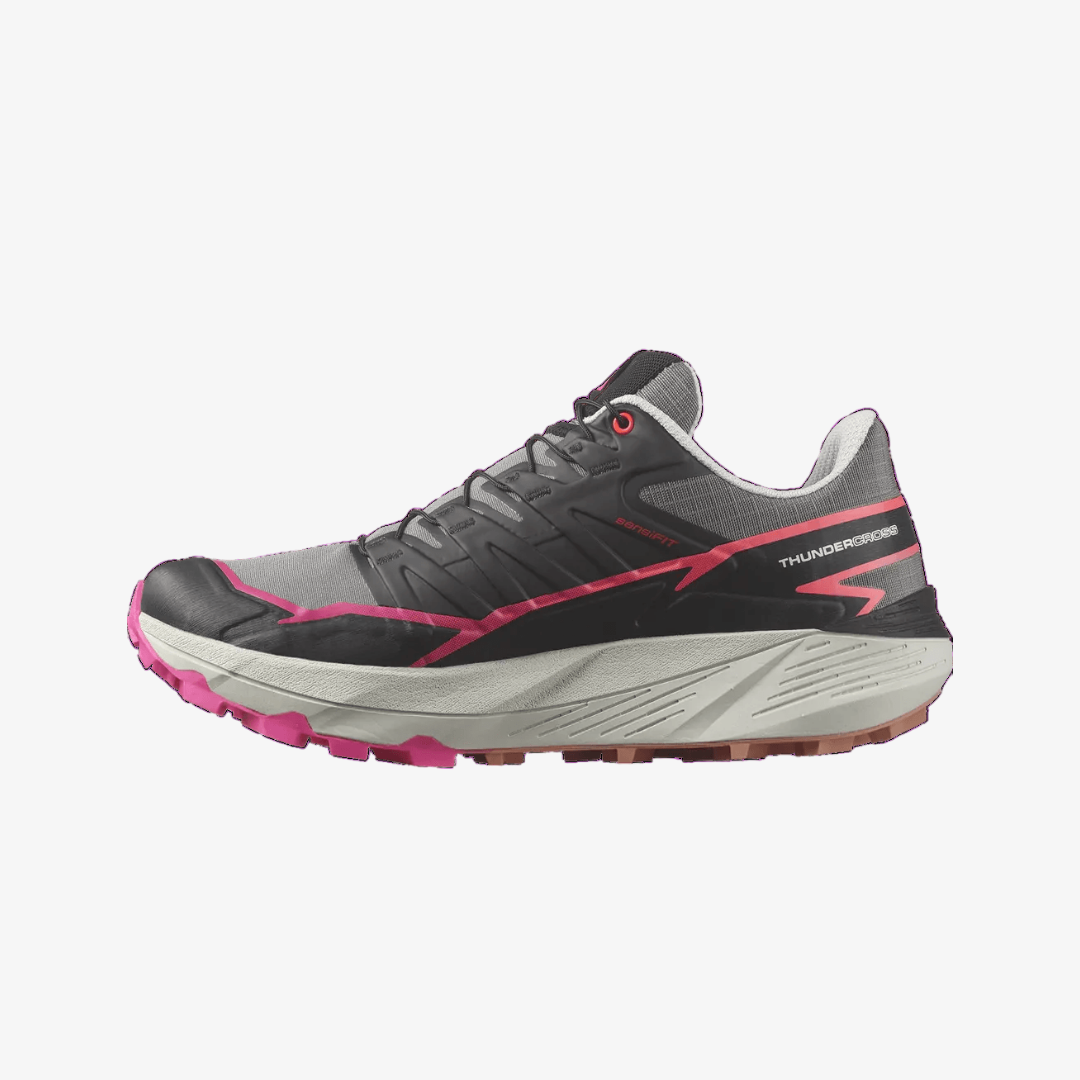 Salomon Women's Thundercross Trail Running Shoes (Plum Kitten/Black/Pink G)