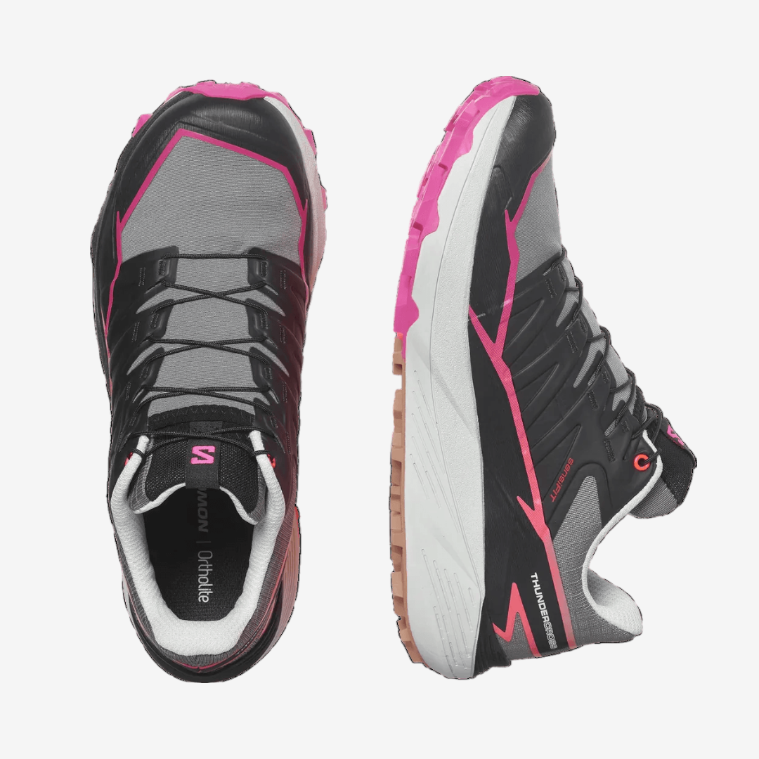 Salomon Women's Thundercross Trail Running Shoes (Plum Kitten/Black/Pink G)