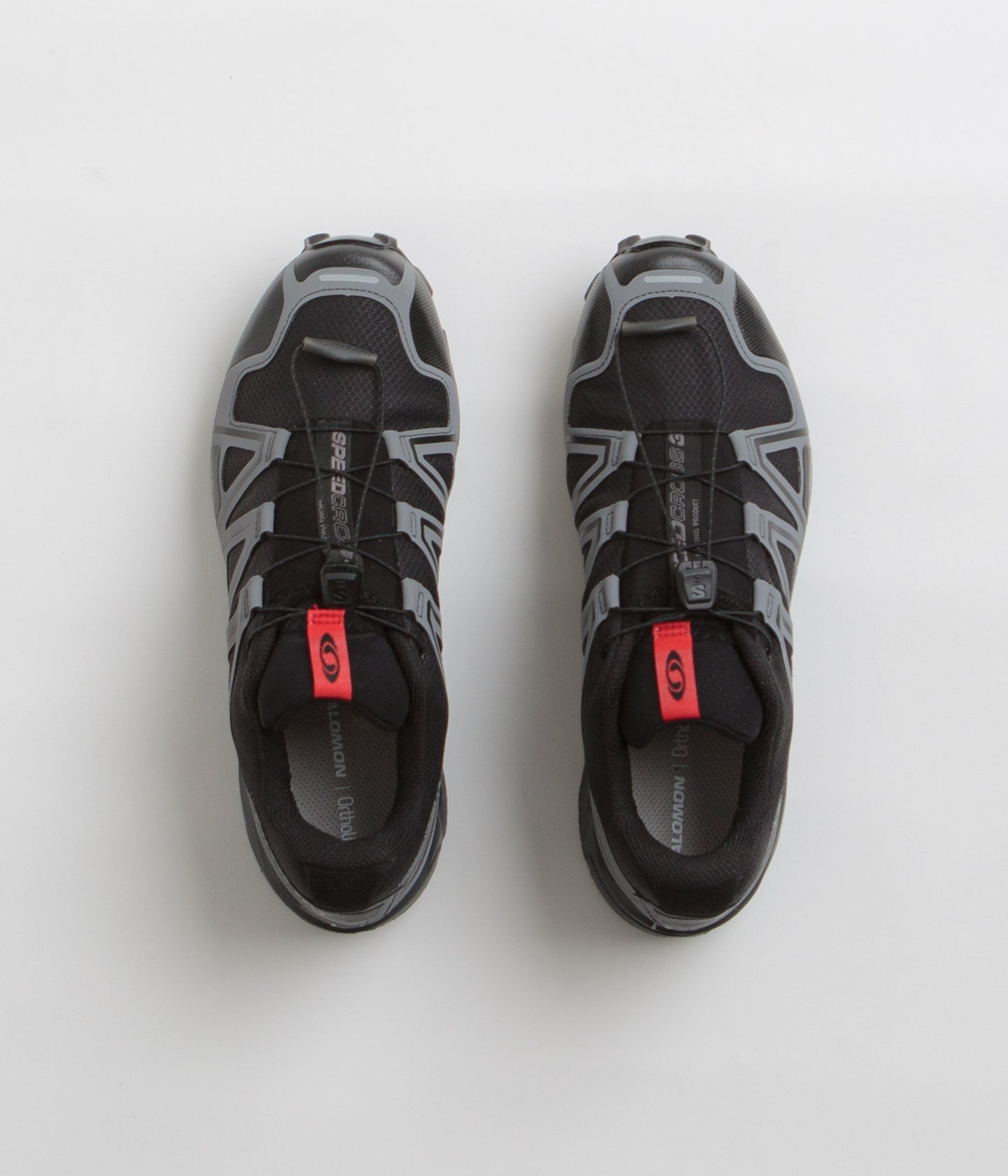 Salomon Speedcross 3 GTX Shoes - Black / Asphalt / Flame Scarlet