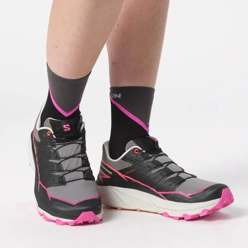 Salomon Women's Thundercross Trail Running Shoes (Plum Kitten/Black/Pink G)