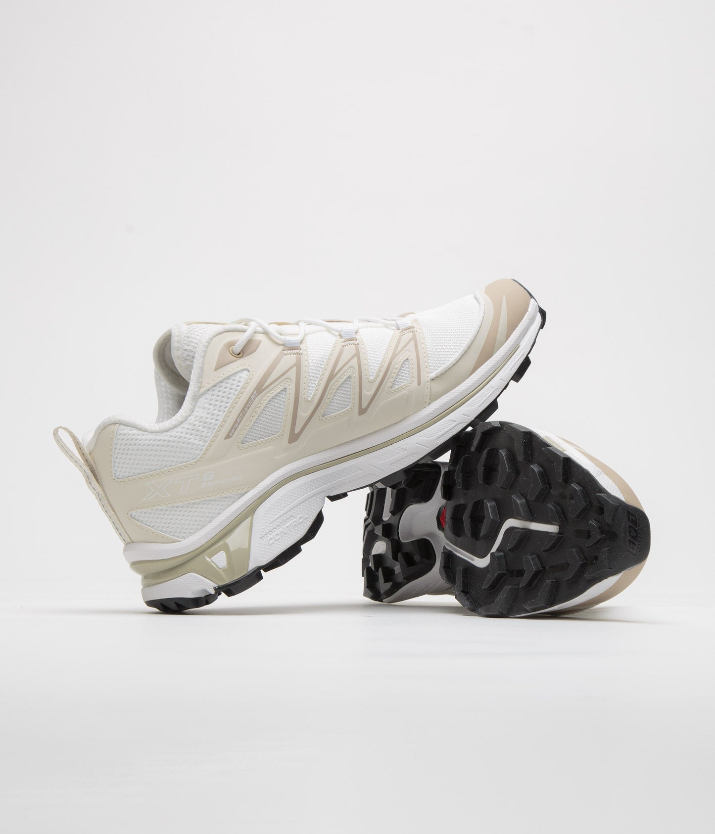 Salomon XT-6 Expanse Shoes - White / Rainy Day / Oxford Tan