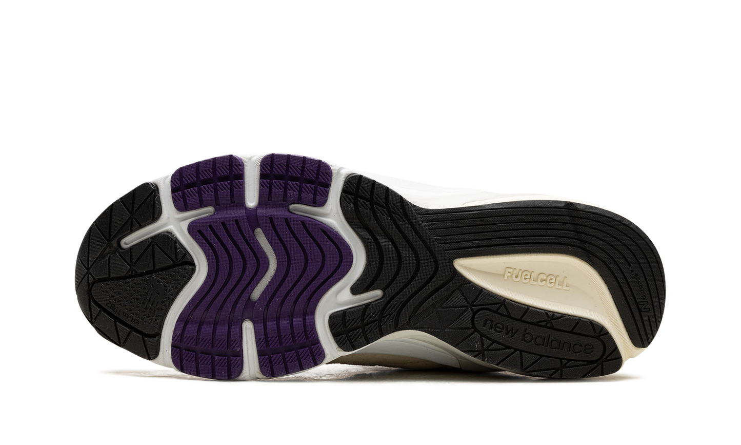 990v6 "Made In USA - Teddy Santis White Black Plum"