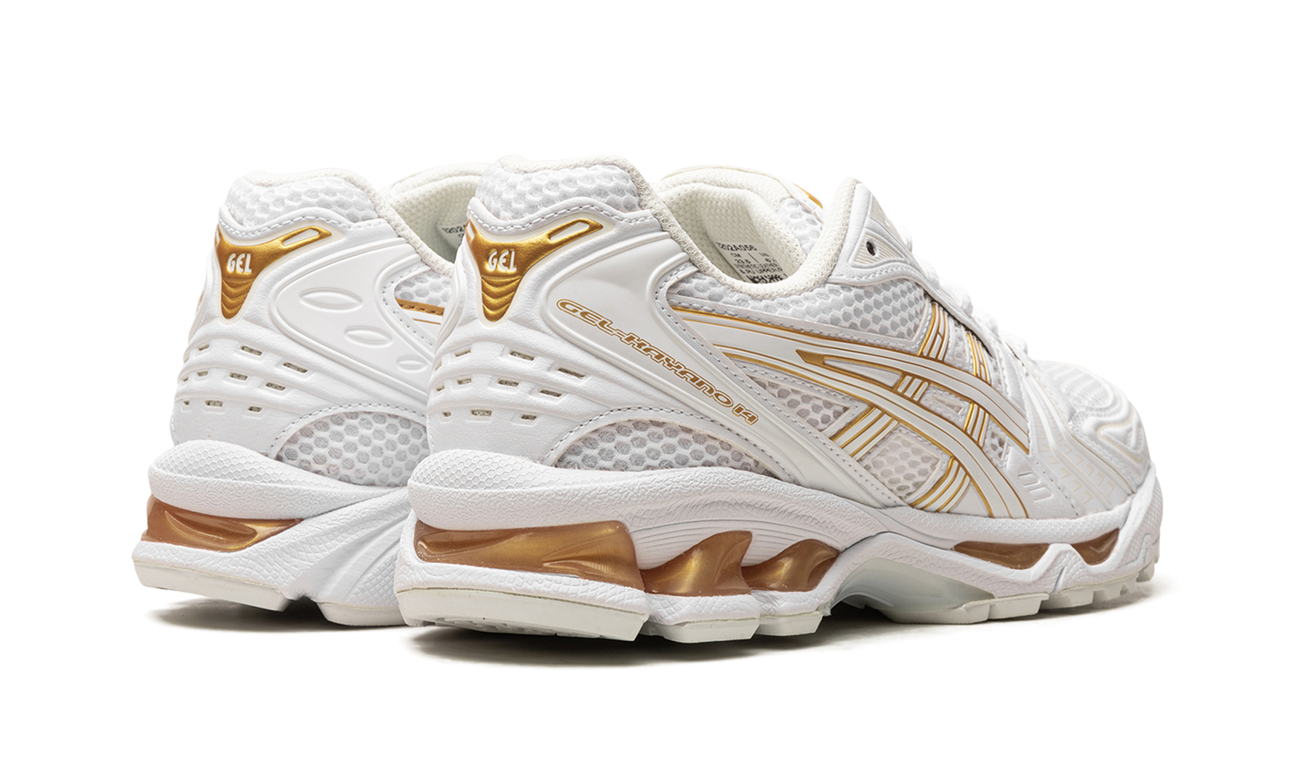 GEL KAYANO 14 WMNS "White / Gold"