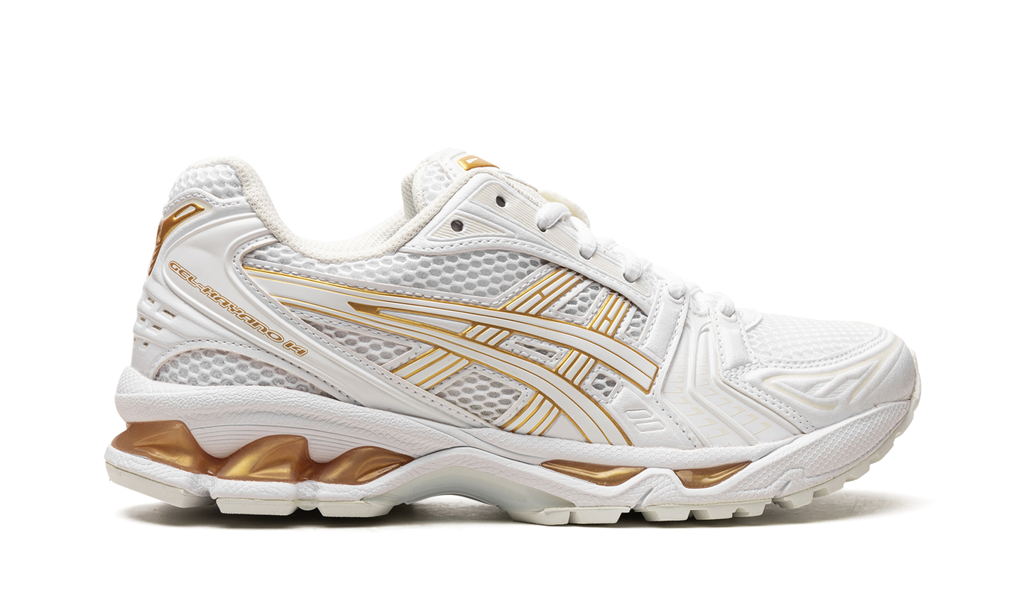 GEL KAYANO 14 WMNS "White / Gold"