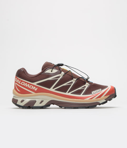 Salomon XT-6 Shoes - Roasted Clay / Burnt Ochre / Almond Milk