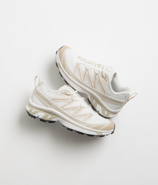 Salomon XT-6 Expanse Shoes - White / Rainy Day / Oxford Tan