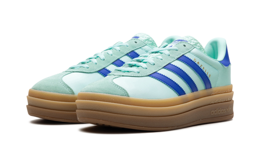 Gazelle Bold WMNS "Clear Mint Lucid Blue Gold Metallic"